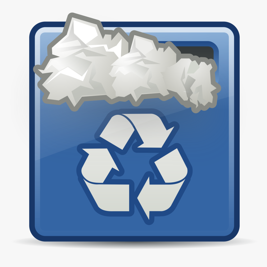 Trashcan Full Clip Arts - Recycling Bin Transparent Background, HD Png Download
