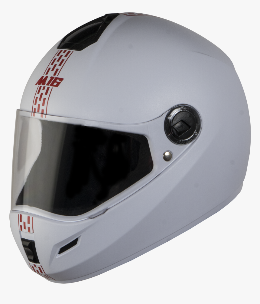 M16 Dashing White - Steelbird Helmet M16, HD Png Download