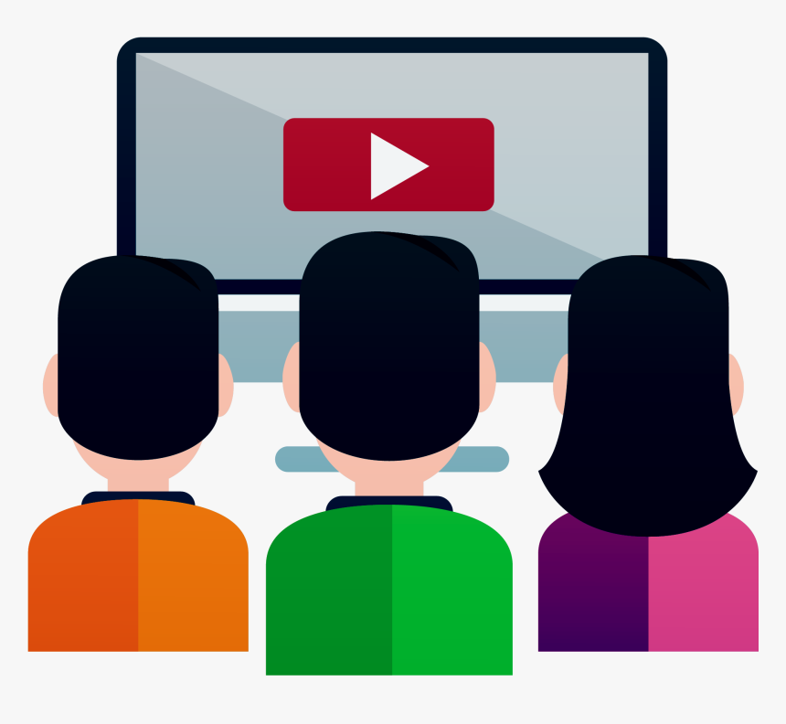 People Watching Tv Icon , Png Download - Watching Tv Png, Transparent Png