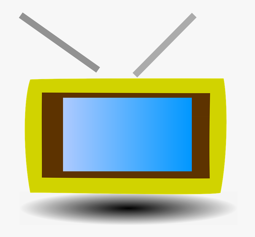 Television, Tv, Screen, Entertainment, Broadcasting - Clip Art, HD Png Download