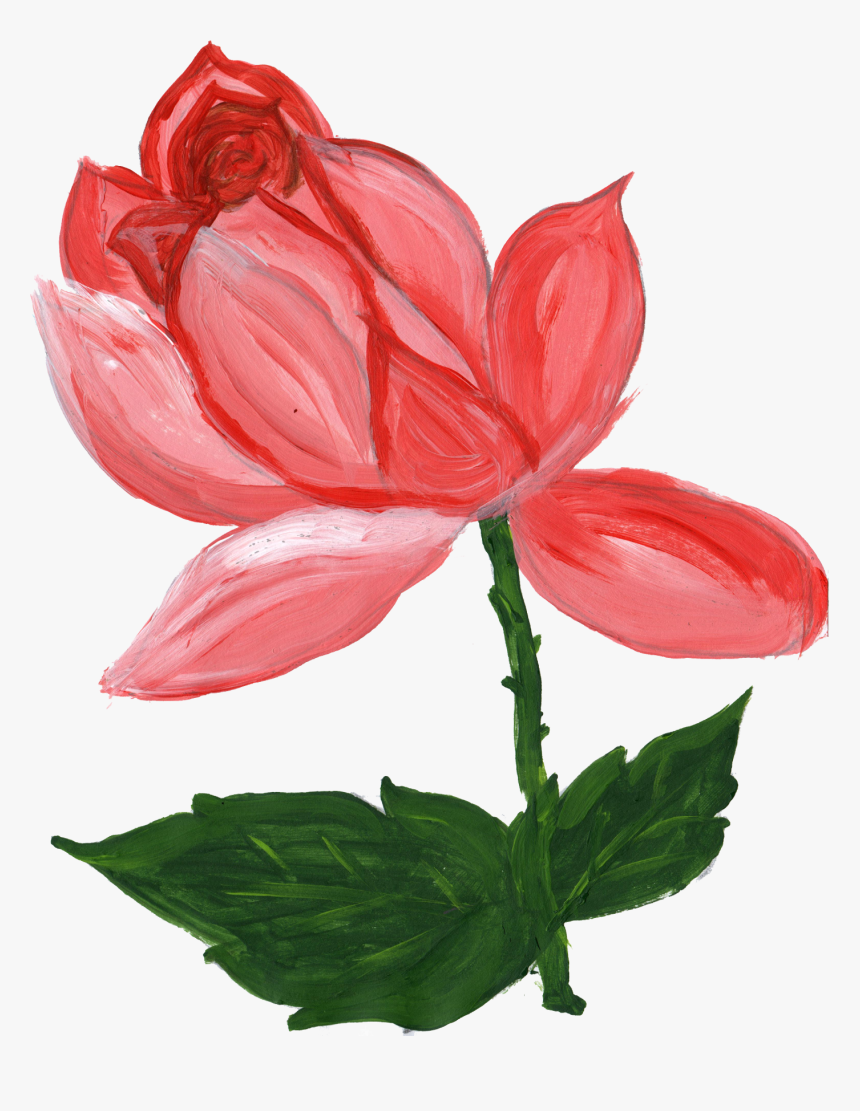 Flower Painting Png, Transparent Png