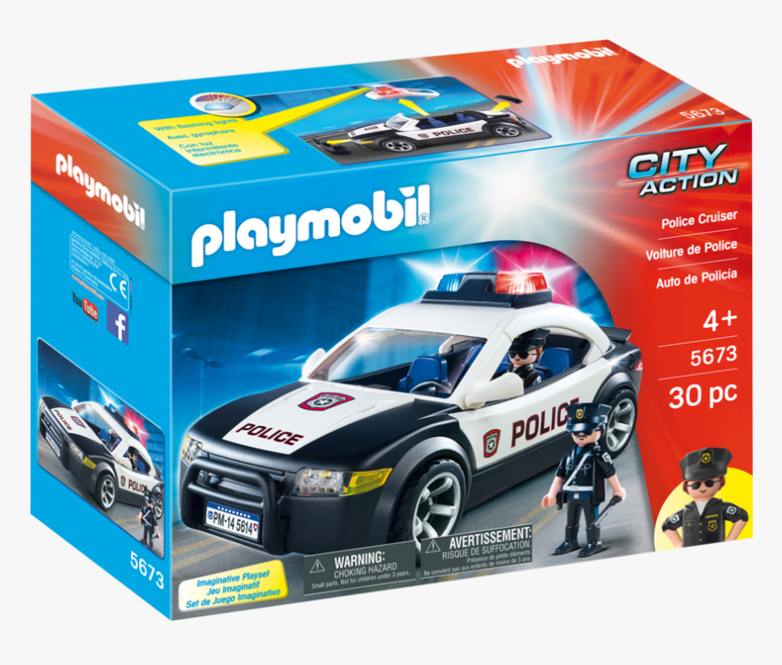 Playmobil Police Car, HD Png Download