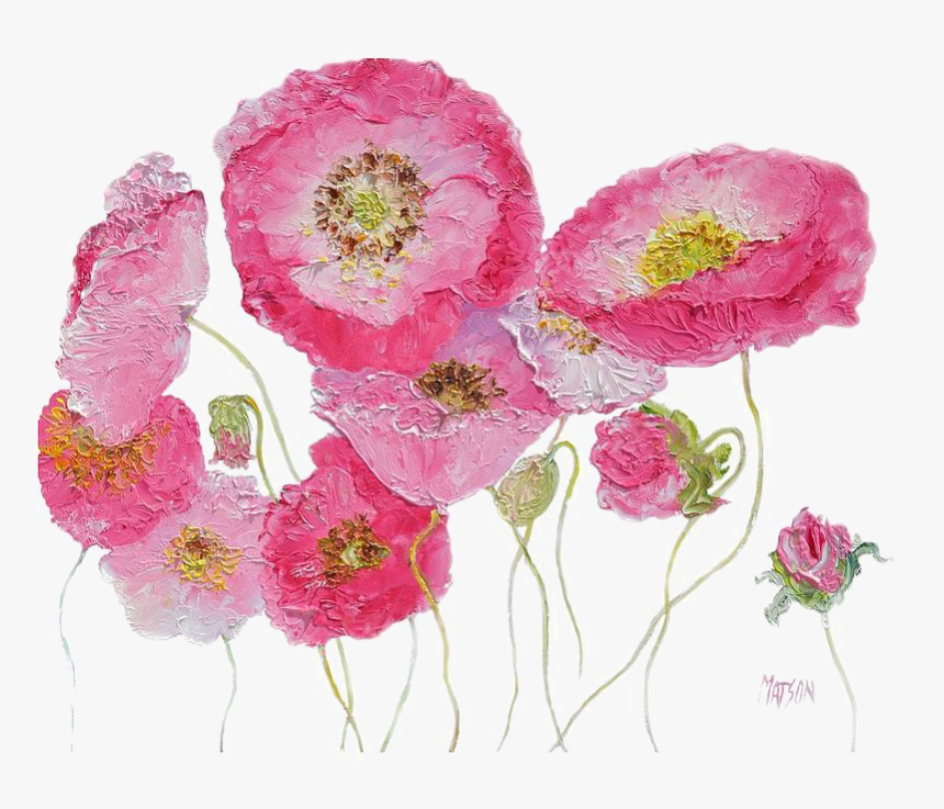 Painting Png Image With Transparent Background - Transparent Background Painted Flower Png, Png Download
