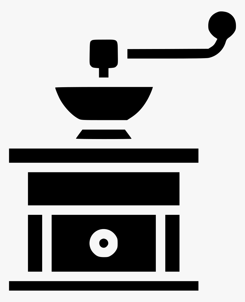 Coffee Beans Grain Mill Appliance Utility - Grain Mill Icon, HD Png Download
