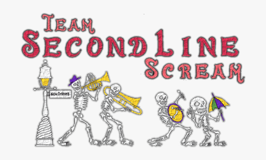 Team Second Line Scream - Cartoon, HD Png Download