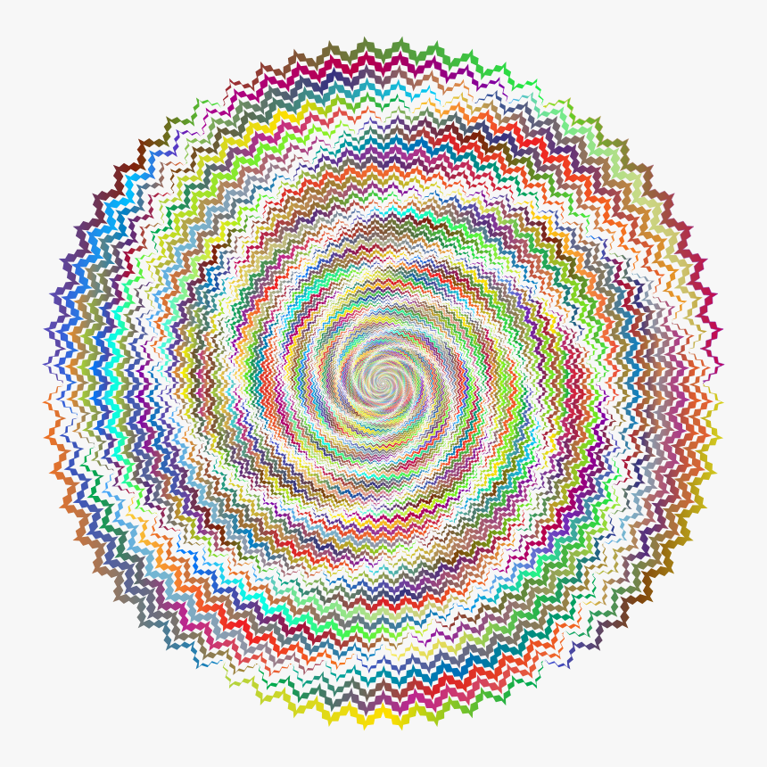 Decorative Abstract Prismatic Vortex No Bg - Circle, HD Png Download