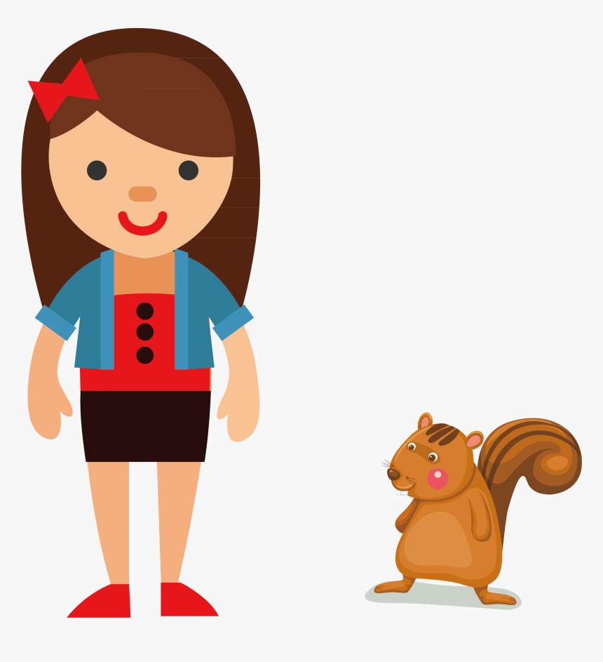 And Flat Animals Illustration Design Avatar Cartoon - Human Body In Chinese, HD Png Download