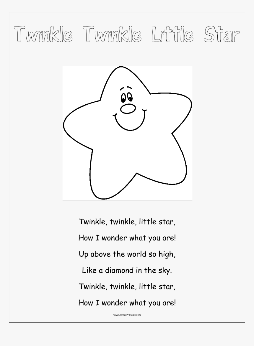 Twinkle Twinkle Little Star Main Image - Carson Dellosa Star Clip Art, HD Png Download