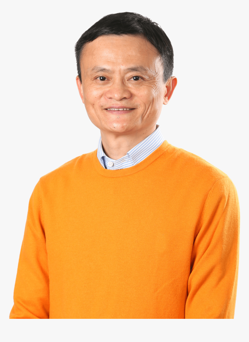 Jack Ma Orange Sweater - Jack Ma, HD Png Download