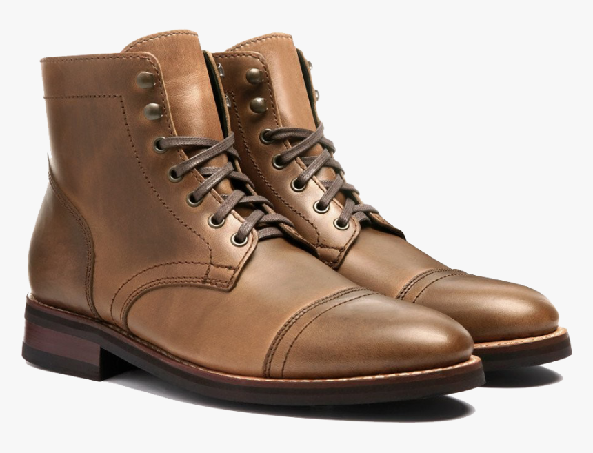 Leather Boots Png Transparent Image - Thursday Boots Captain Natural, Png Download