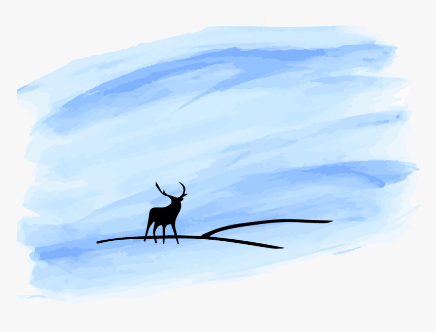 Deer - Silhouette - Deer, HD Png Download