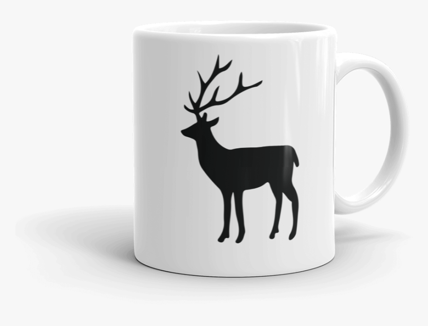 White Tailed Deer In Silhouette, HD Png Download