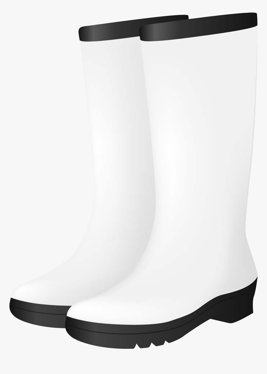 White Rubber Boots Png Clipart - Shrimp Boots Clip Art, Transparent Png