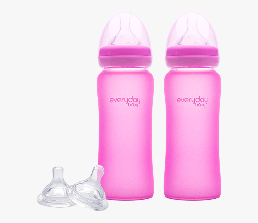Pink Baby Bottles Png, Transparent Png