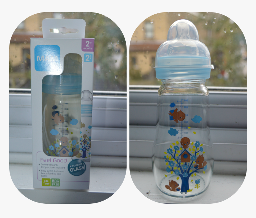 Mam Glass Baby Bottle, HD Png Download