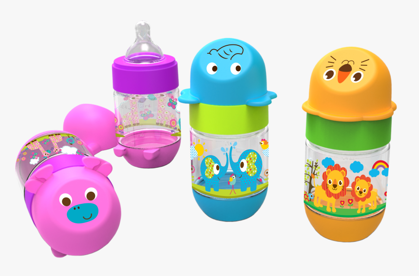 Wide Neck Feeding Bottle 125 Ml - Baby Safe Ap001, HD Png Download