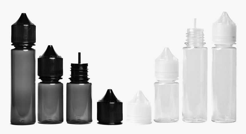 Image Slide - Black Tinted Plastic Bottle, HD Png Download