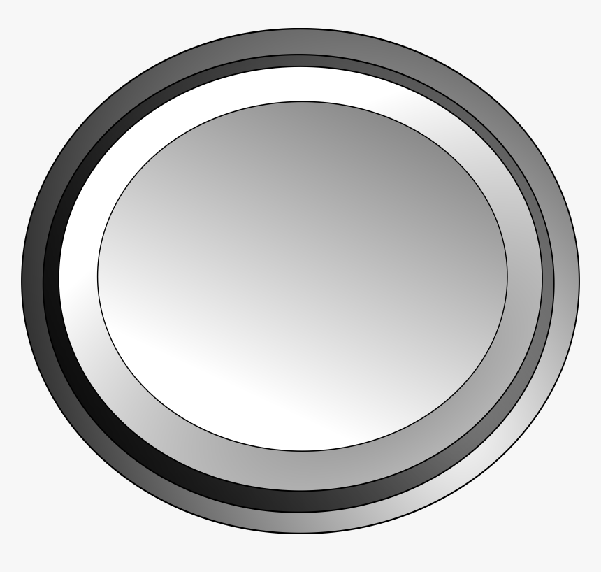 White Circle Button Clip Arts - Gri Yuvarlak Png, Transparent Png