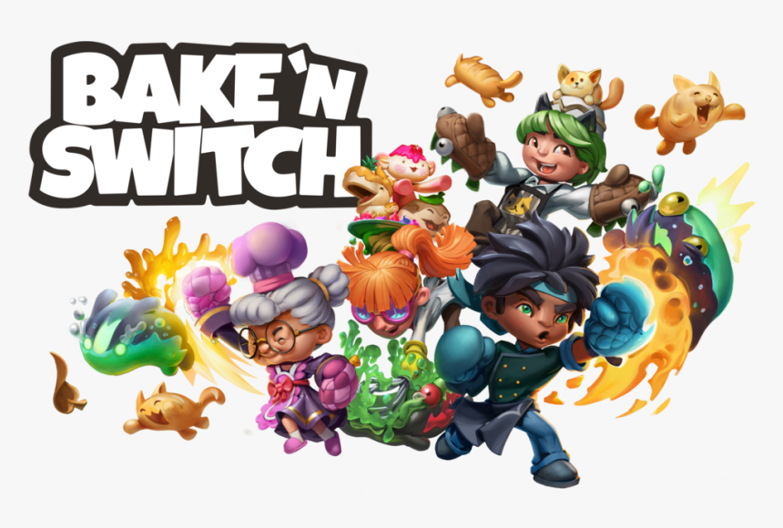 Keyart 02 Characterlogo 1 - Bake N Switch, HD Png Download