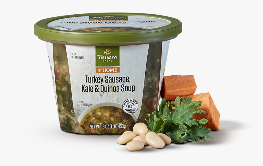Turkey Sausage, Kale & Quinoa Soup 
		 Srcset Data - Creamed Spinach, HD Png Download