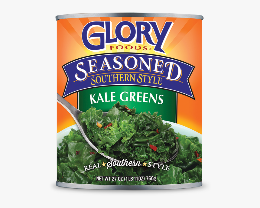 Seasoned Kale - Glory Turnip Greens, HD Png Download