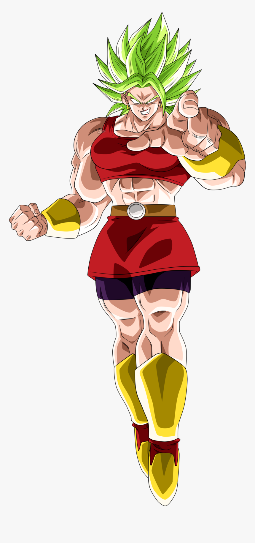 Kale Png - Kale Super Saiyan Berserker, Transparent Png