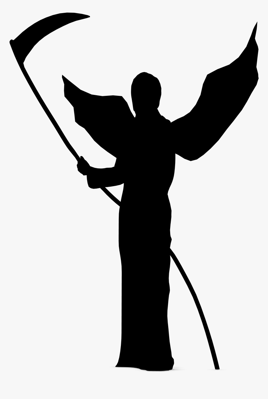 Silhouette Grim Reaper Transparent, HD Png Download