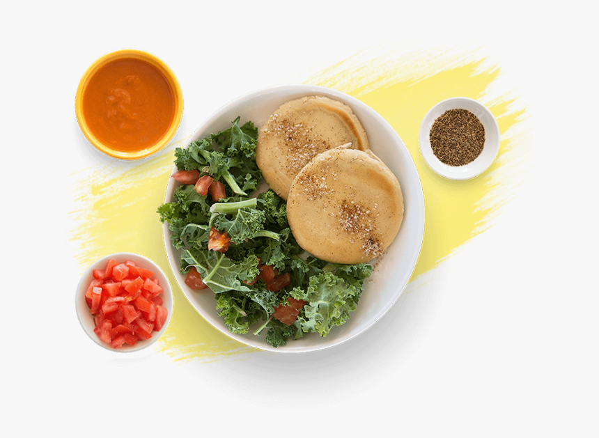 Kale & Pinto Bean Pupusa - Cherry Tomatoes, HD Png Download