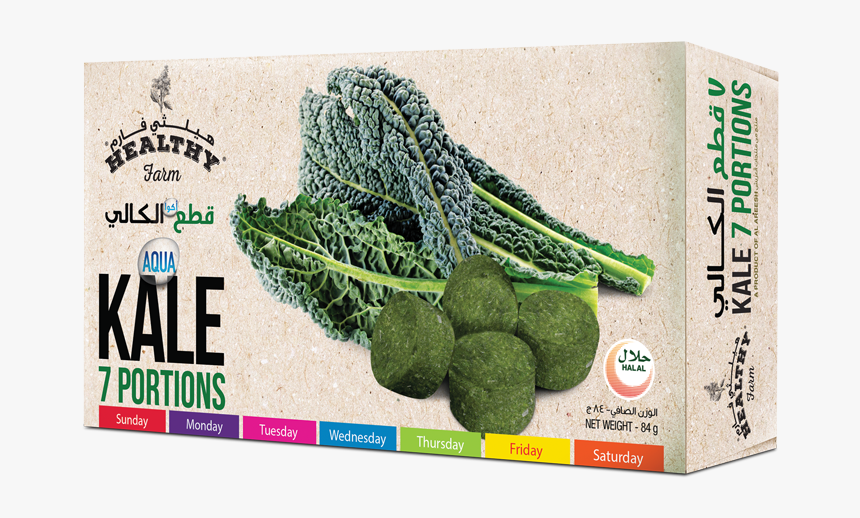 Vegetable - Aqua Kale 7 Portions, HD Png Download