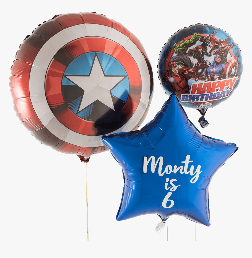 Captain America Bunch - Balloon, HD Png Download