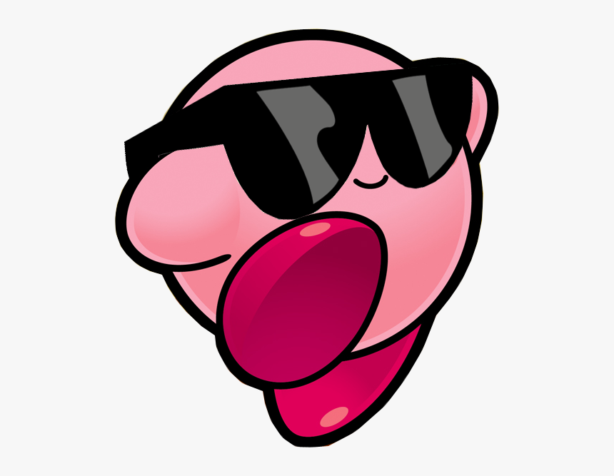 Transparent Cool Png Images - Kirby With Sunglasses, Png Download