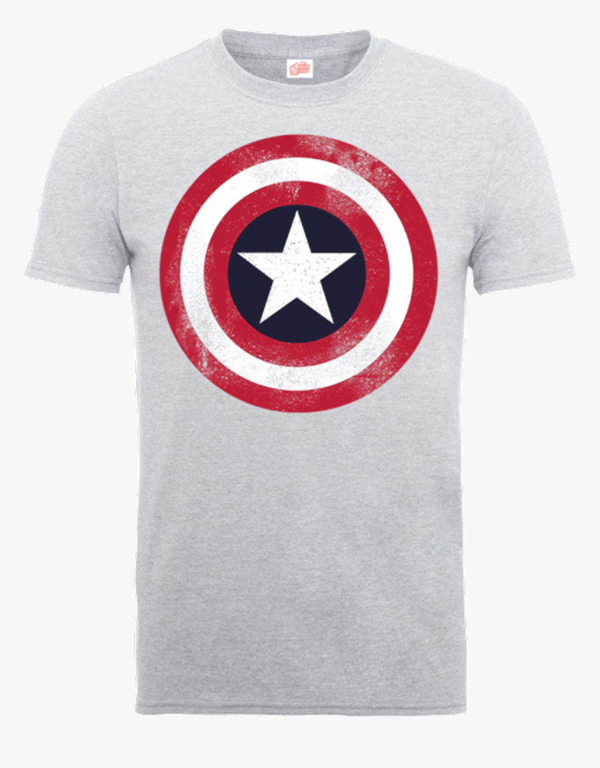 Marvel Avengers Assemble Captain America Distressed - Camisetas Capitan America Mujer, HD Png Download