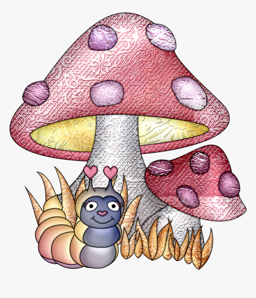 Mushroom Clipart Tinkerbell - Alice In Wonderland Mushroom Cartoon, HD Png Download