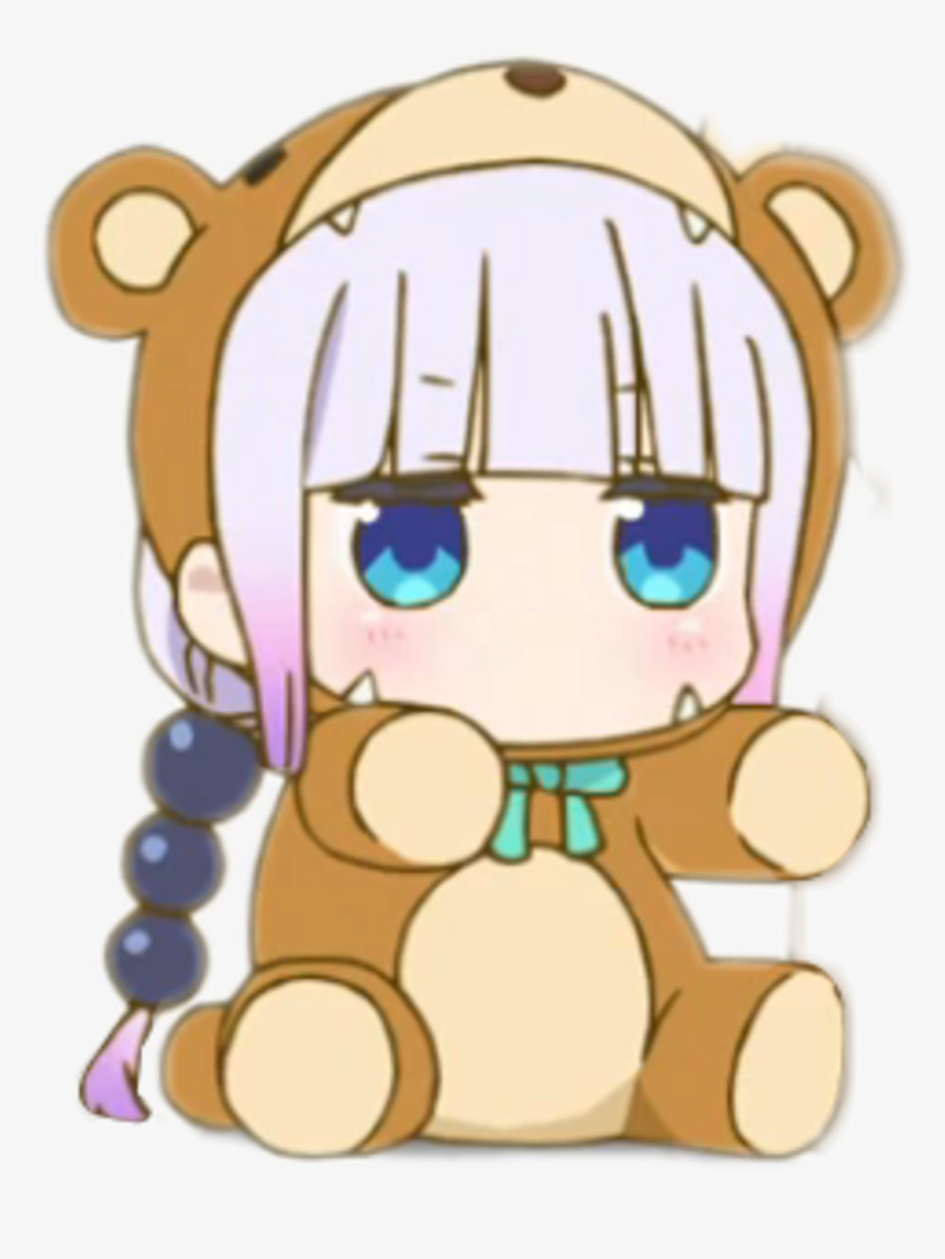 Anime Loli Bear , Png Download - Dragon Maid Kanna Bear, Transparent Png