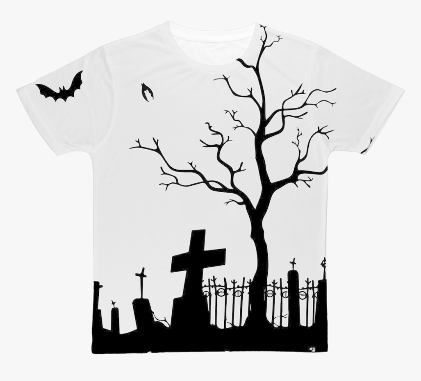 Silueta De Cementerio, HD Png Download