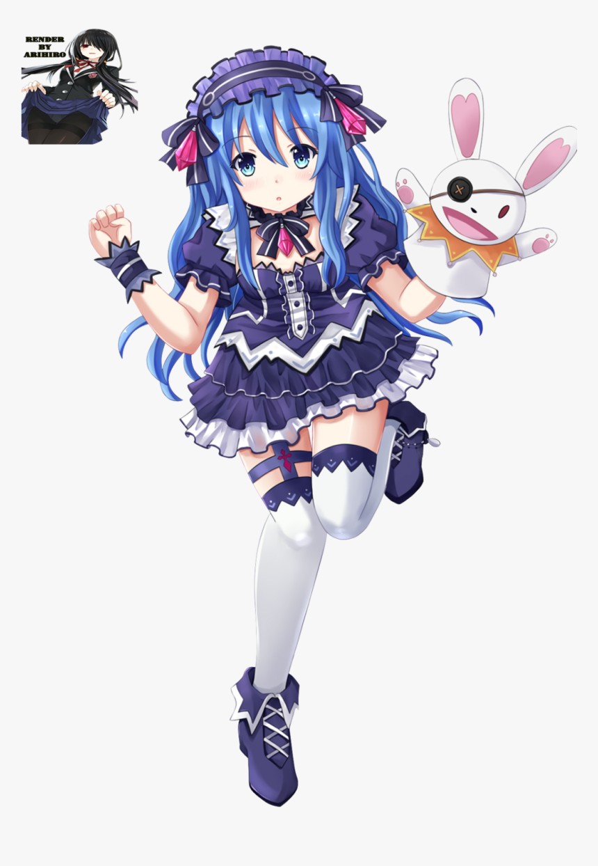 This Cute Lil Lolis Name Is Yoshino Yoshino Is Checks - Yoshino Date A Live Banner, HD Png Download