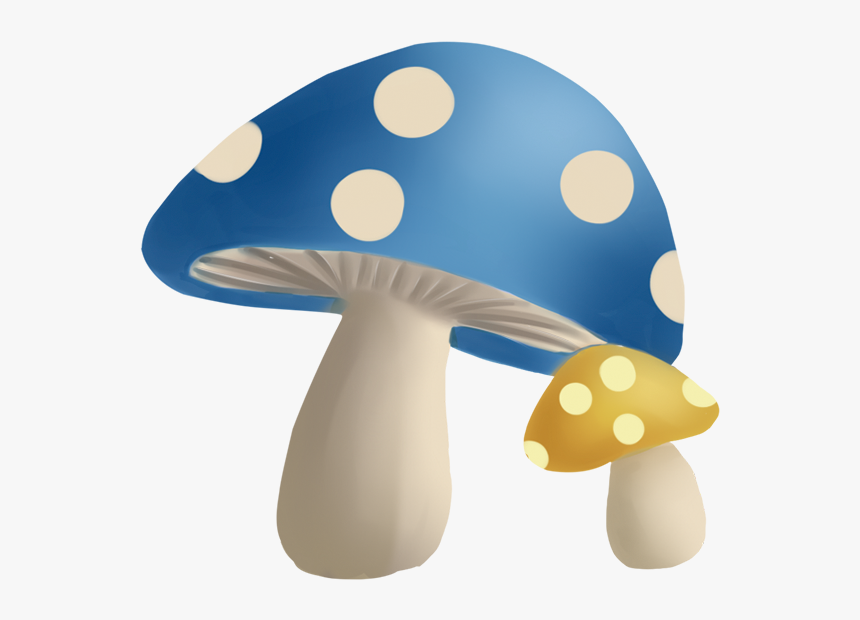 Beautiful Cute Mushrooms Cartoon Mushroom Free Clipart - Shiitake, HD Png Download