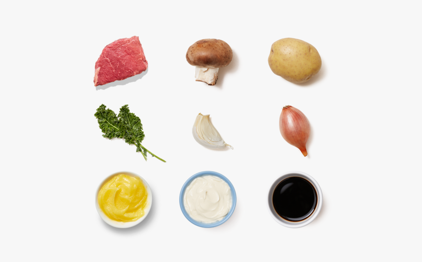 Seared Steaks & Roasted Potatoes With Balsamic-glazed - Pleurotus Eryngii, HD Png Download