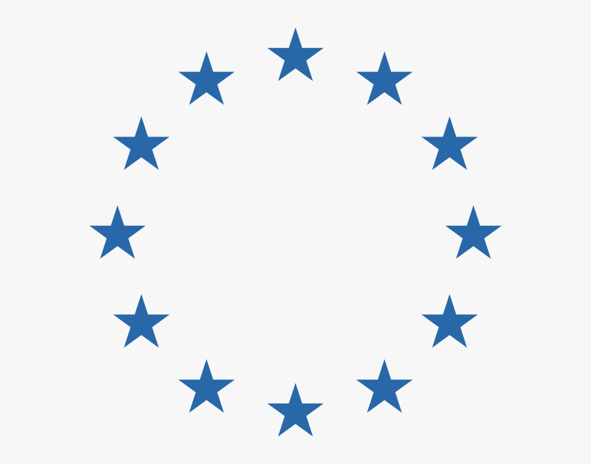 Blue Circle Stars Clip Volt Europa Hd Png Download