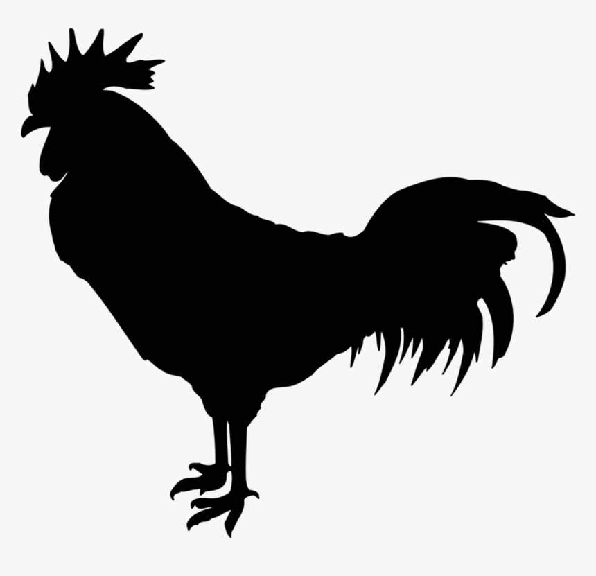 Transparent Rooster Silhouette Png - Cock Silhouette, Png Download
