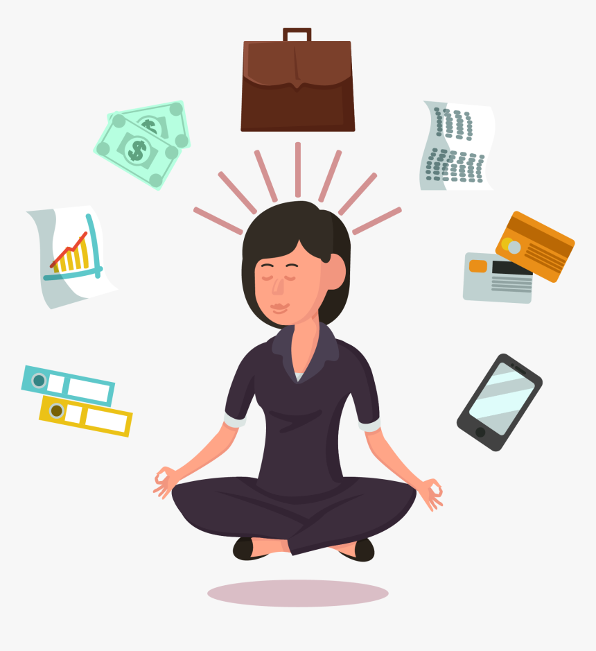 Thinking Sit Cartoon, HD Png Download