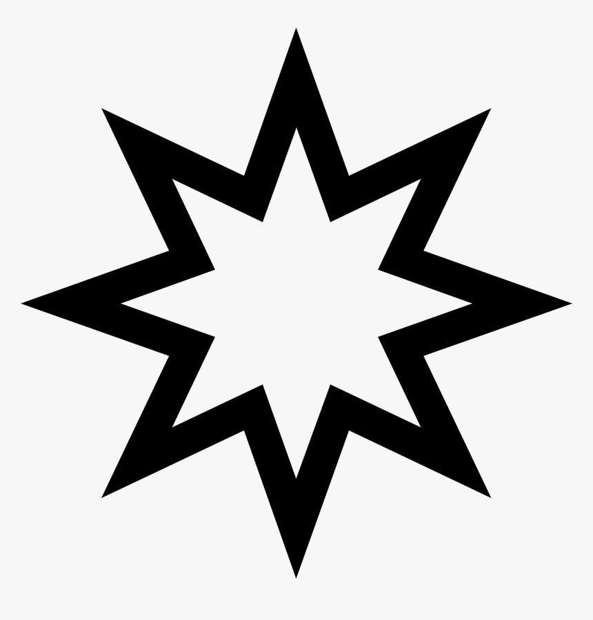 Star Of Bethlehem Christmas Clip Art - Star Outline Transparent Png, Png Download