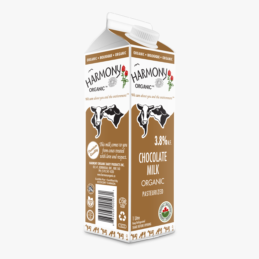 Harmony Organic Chocolate Milk, HD Png Download