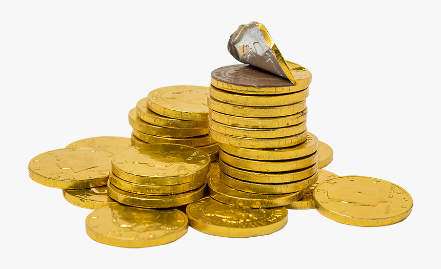 Svg Stock Milk Coins Frankford Candy - Gold Coin Chocolate Png, Transparent Png