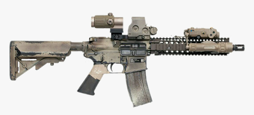 #gun #rifles #ar15 #military #m16 #guns - Knight's Armament Sr 15 Mod 1, HD Png Download