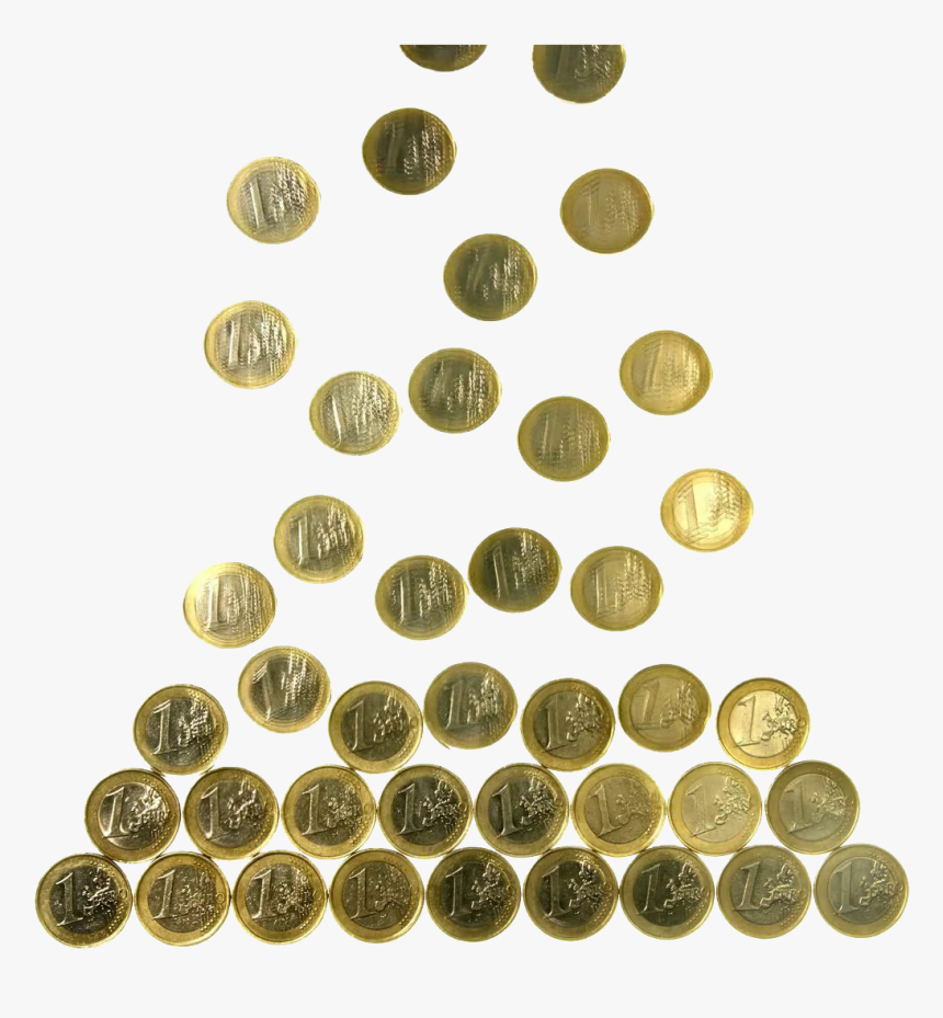 Golden Coins Png Free Images - Brass, Transparent Png