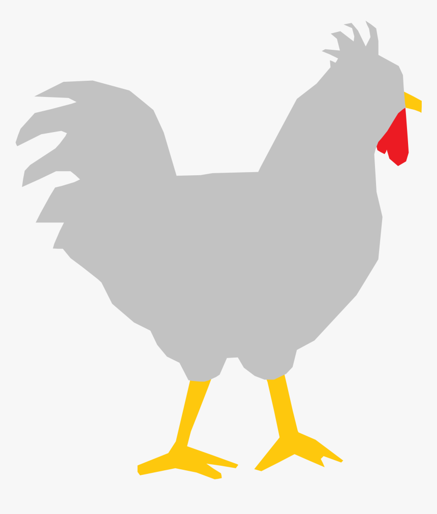 Rooster Chicken Computer Icons Clip Art - Chicken Clipart Png Icon Black And White, Transparent Png