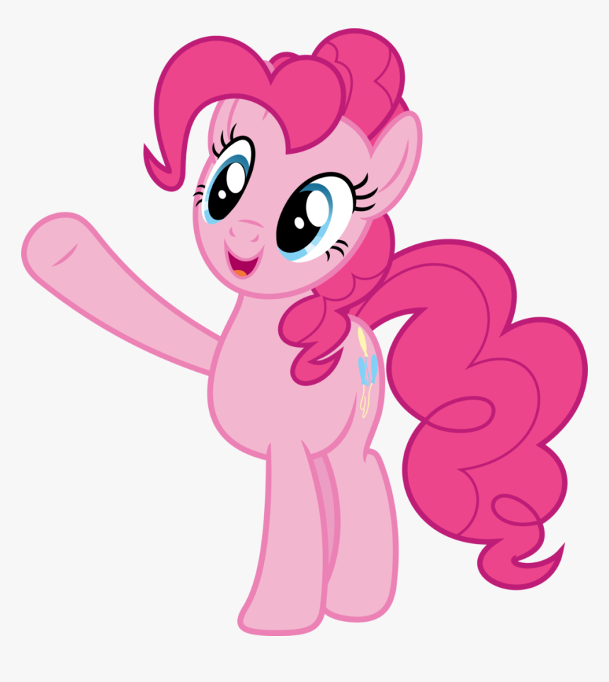 Porygon2z, Open Mouth, Pinkie Pie, Safe, Simple - My Little Pony Pinkie Pie Back, HD Png Download