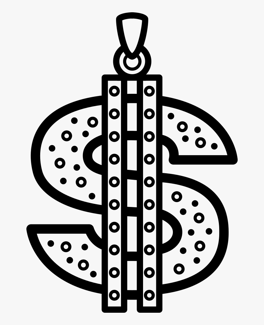 Bling Dollar Symbol, HD Png Download