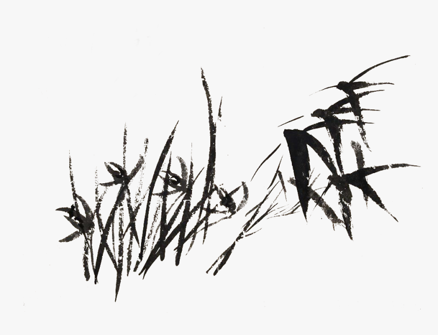 Ink Wash Painting Bamboo Chinese Painting Artist , - Bamboo Chinese Ink Png, Transparent Png